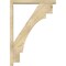 Ekena Millwork Merced Block Rough Sawn Bracket w/ Offset Brace, Douglas Fir, 4"W x 28"D x 40"H BKT0402X28X40MRC05RDF - alternate 4